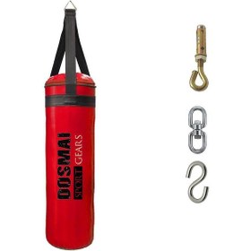 Resim Dosmai Asma Aparatlı Ev Tipi Boks Kum Torbası 60 20 Cm Kırm Kt520 Kırmızı 