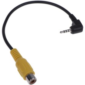 Resim KEEPRO 2.5 Mm Stereo Dişi Rca Kablo 2.5 Mm Av Kablo Gps Av Kablosu 