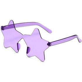 Resim Klassnum Pentagram Yıldız Şekilli Disko Gözlük - Cosplay Ve Moda Aksesuarıblackother51 Beyaz 