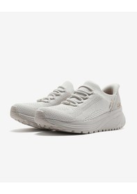 Resim Skechers Bobs Sparrow 2.0 - Lucky Run Kadın Beyaz Spor Ayakkabı 117620 Ofwt Beyaz 