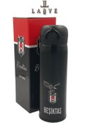 Resim Beşiktaş ÖZEL SERİ LİSANSLI ÇELİK TERMOS KİLLİTLİ KAPAK 500ML YENİ SEZON 