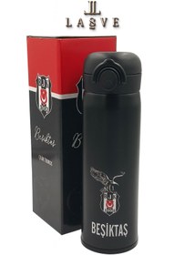 Resim Beşiktaş ÖZEL SERİ LİSANSLI ÇELİK TERMOS KİLLİTLİ KAPAK 500ML YENİ SEZON 