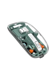 Resim Belirtilmemiş Bluetooth Ve 2.4g Usb Destekli Pilli Kablosuz Şeffaf Mouse 