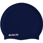 Resim Delta Silikon Bone 25 Adet Yüzücü Havuz Deniz Bonesi Düz Renk Lacivert Çok Renkli 