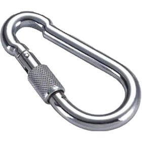 Resim Vidalı Karabina Hamak Askısı Çelik Kanca 10 Mm 10 MM 