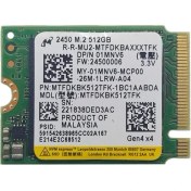 Resim Micron SSD 512 GB M.2 2230 30MM Nvme Pcıe 4.0 Gen4 X4 MTFDKBK512TFK 