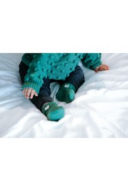 Resim Organik El Örgüleri Organic Cotton Ponponlu Kazak 