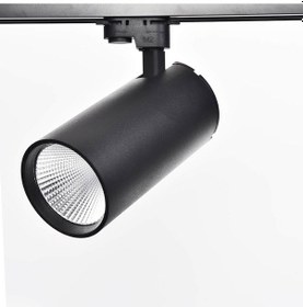 Resim Silindir Philips Ledli 30W Siyah Trifaze Ray Spot Ilık Beyaz 4000 