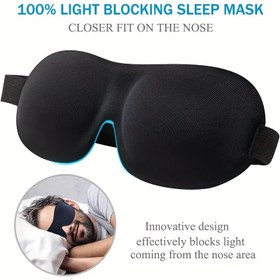 Resim 1/3/5/10 Paket Uyku Maskesi Saf Siyah 3D Kontur Göz Maskesi - Saf Iş Giderici, Yumuşak Rahat Ergonomik Tasarım, Yetişkin, Erkek ve Kadın - Seyahat, Ev, Ofis Kullanımı, Uyku Geliştirme | Modern Yatak Örtüsü | Iş Bej Dostu Malzeme, Uyku Maskesi Babalar Günü Hediyesi, Anneler Günü Hediyesi 