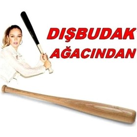Resim Ahşap Beyzbol Sopası Dışbudak Ağacından Bezbol Sopası 1.kalite Ahşap 