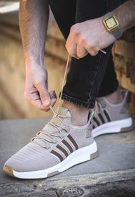 Resim Oksit Ald Şerit Detaylı Kalın Taban Erkek Sneaker 