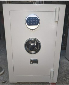 Resim Sur Çelik Para Kasaları 56 Cm Zırhlı Kasa Şifre + Anahtarlı 