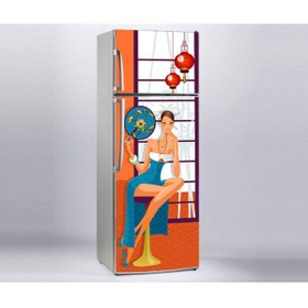 Resim 444magaza Buzdolabı Sticker Japon Kadın 