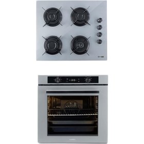 Resim Luxell 2 Lİ GRİ CAM SET (OCAK-FIRIN) 