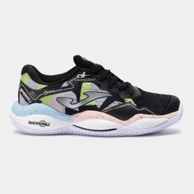 Resim Joma Smash Kadın TSMALW2501C Toprak Kort Tenis & Padel Ayakkabısı - Siyah 