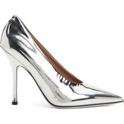 Resim Silver Deri Stiletto 