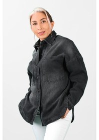 Resim Kadın Oversize Kot Ceket 2l/6420 001 