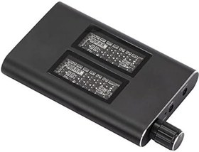 Resim DERCLIVE 3,5 mm Arayüz Kulaklık Amplifikatörü, Yüksek/Düşük Kazançlı HiFi Kulaklık Amplifikatörü, 3,5 mm Ses Giriş Çıkışı, Siyah 