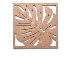 Resim Boyanabilir 6mm Ham Mdf Deve Tabanı Yaprak, Dekoratif ve Kullanışlı Tasarım 