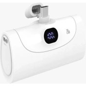 Resim ÇELİKWORK Fp07 5000mah Type-c 20w Ultra Hızlı Şarj Elektronik Taşınabilir Batarya Lcd MİNİ Powerbank 