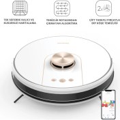 Resim Homend Alex Laser Pro 1285H Haritalamalı Akıllı Robot Süpürge Beyaz Gold 