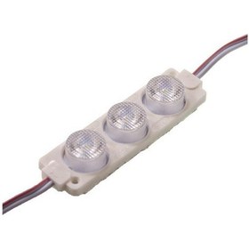 Resim Nitronelektronik-3W Mercekli Modül 3'Lü Led - Beyaz 12V 