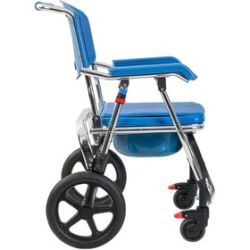 Resim Golfi G551 Alüminyum Klozetli Banyo Sandalyesi Yaşlı Klozeti 