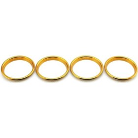 Resim A3/s3 İç Döşeme Dekoru - Alüminyum Alaşım Klima Çıkış Çemberi - Korozyona Dayanıklı, Renk Kaybı Olmayan, Araba Boyasını Hasarmaz Zirve Altın 