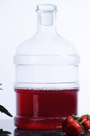 Resim Cam Damacana Şekilli 1,9 Litre Kapaklı Sürahi 