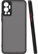 Resim İnfinix Hot 12 Kılıf Tchs Hux Kapak - Siyah Siyah 