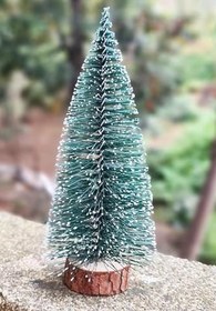 Resim P.E.K.Shop Mini Yılbaşı Ağacı Masa Üstü Süs Çam Ağacı 20cm 