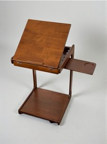 Resim C Sehpa Tekerlekli, Açılır 4 Kademeli Mekanizmali, Telefon Tablet Stand Özellikli Yan Sehpa Çok Renkli 