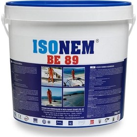 Resim İsonem Be 89 Likit Kauçuk Membran 18 Kg Siyah 