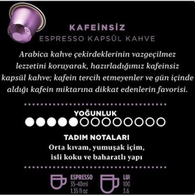 Resim Kahve Dünyası 5 Peace Decaffeinated Espresso Kapsül Kahve 10'lu 