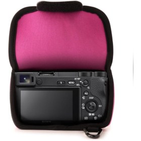 Resim MegaGear Sony Alpha A6400, A6500 (16-70mm) Neopren Kamera Kılıfı 