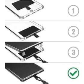 Resim Güzel Hediyem Psr Aksesuar Şeffaf Telefon Boyun Askı Aparatı Askılı Telefon Kılıfı Aparatı Telefon Askısı Aparatı 5 Adet ile Uyumlu 
