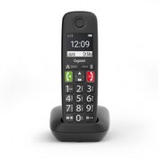 Resim E290 Geniş Ekran Siyah Telsiz Dect Telefon GİGASET