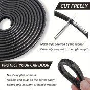 Resim 5 Metrelik Araba Kapı Kenar Koruma Şeridi Rulosu - Lisinya 