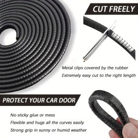 Resim 5 Metrelik Araba Kapı Kenar Koruma Şeridi Rulosu - Lisinya 