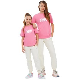 Resim Skechers Essential Sweatpant Kız Çocuk Beyaz Eşofman 