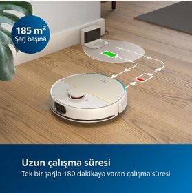 Resim Philips 7000 Serisi Temizlik Robotu, 5200 mAh Li-Ion Pil, Tek Şarjla 180 Dakika5000 Pa EPA11 Filtre 