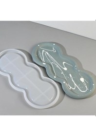 Resim Silikon Kalıp İthal Üçlü Yuvarlak Muhtelif Altlık Tabak Kalıp Epoksi Reçine Kalıp Hb220-0123 