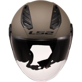 Resim Ls2 Airflow 2 Açık Motosiklet Kaskı-690 Mat Kum 