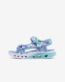 Resim Skechers Flutter Hearts Sandal-blurry Love Büyük Kız Çocuk Lavanta Işıklı Sandalet 303110l Lvaq Mor 