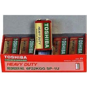 Resim Toshiba 10 Adet 9 Volt Yassı Pil 