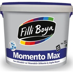 Resim Filli Boya Momento Max Silikonlu Soft Mat 15 Litre 
