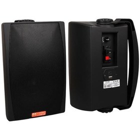 Resim Magicvoice Mv-03 16 Cm 60 Watt Komütatörlü Hat Trafolu Siyah Sütun Hoparlör 2'li Takım 