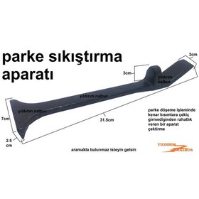 Resim Parke Döşeme Sıkıştırma Aparatı Laminant Parke Takozu Çektirme De 