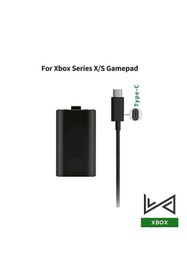 Resim Xbox Series S-X Gamepad Batarya + Şarj Kablolu Set 
