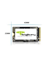 Resim Bigboy BSSD2242N512G 512 GB 2500-1800MB/S 22X42 Pcıe M.2 Nvme SSD Harddisk 